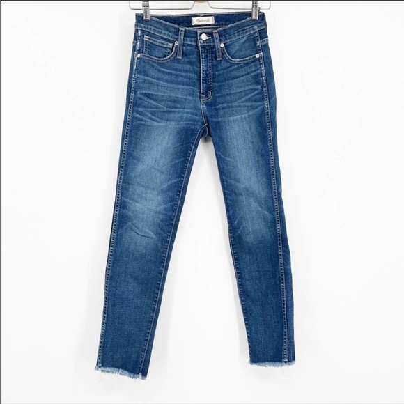 Madewell Slim Straight Jeans Raw-Hem Edition - Picture 2 of 6